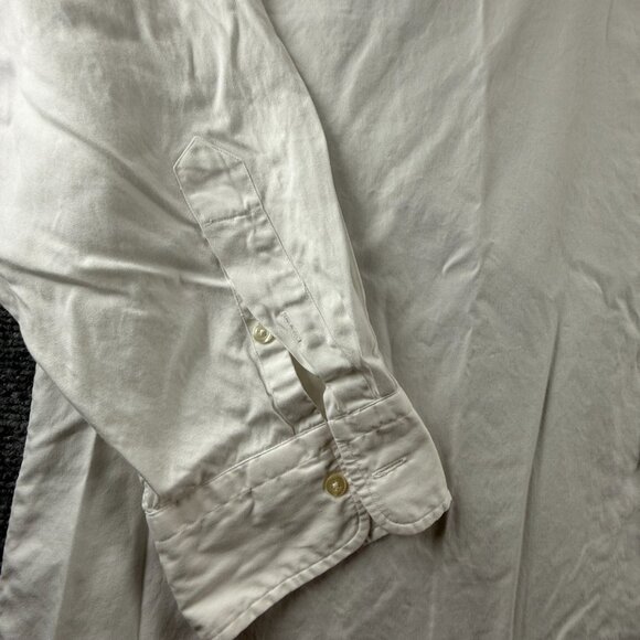 Gitman Bros 18.5 37 Pinpoint USA Cotton Oxford TTX Point White Shirt American - Picture 8 of 16